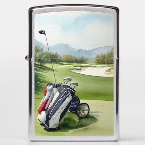 Golf Club Sport Zippo Lighter