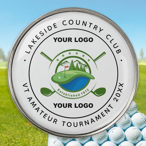 Golf Club Swag Custom Logo Promotional Tournament Golf Ball Marker