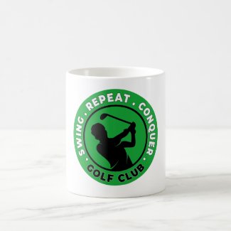 Golf Club, Swing Repeat and Conquer design