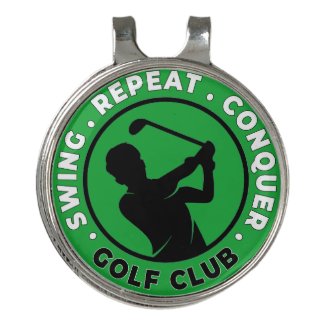 Golf Club, Swing Repeat and Conquer design