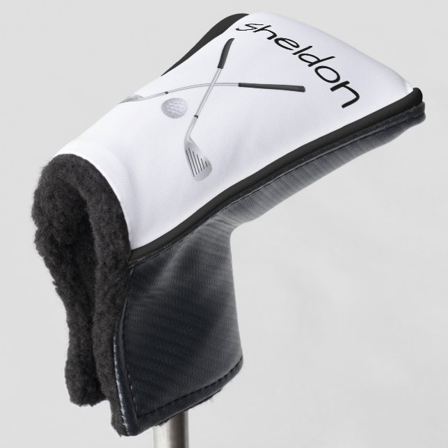 Golf Clubs and Ball Head Cover (3/4 Front)