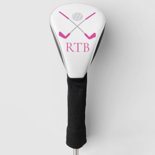 Golf Clubs and Ball Personalized Golf Head Cover