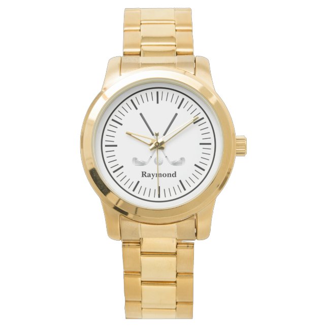Golf Clubs and Ball Watch (Front)