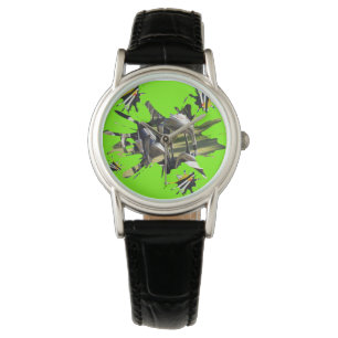 Golf Clubs And Tees Abstract Art, Watch