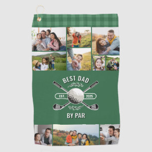 Golf Clubs & Ball 10 Photos Best Dad By Par Golf Towel