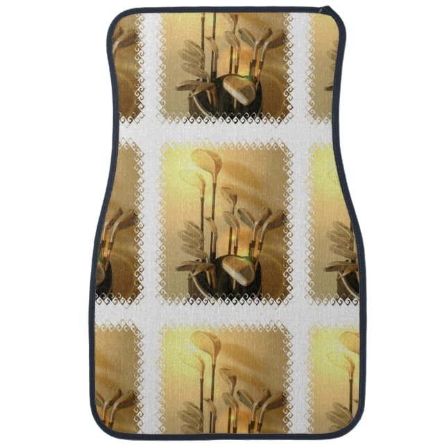 Golf Clubs Car Mat (Front)