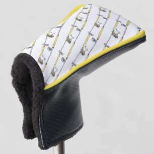 Golf Clubs, Gloves, Ball and Tee Head Cover