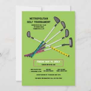 Golf Clubs Invitation
