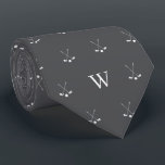 Golf Clubs Monogrammed Initials Vampire Gray Neck Tie<br><div class="desc">Elevate his style on and off the golf course with our Novelty Golf Club Tie featuring a unique design of two golf clubs in mid-swing, accompanied by the sophistication of monogrammed initials. This distinctive tie is more than just an accessory; it's a statement piece for the golf enthusiast in your...</div>