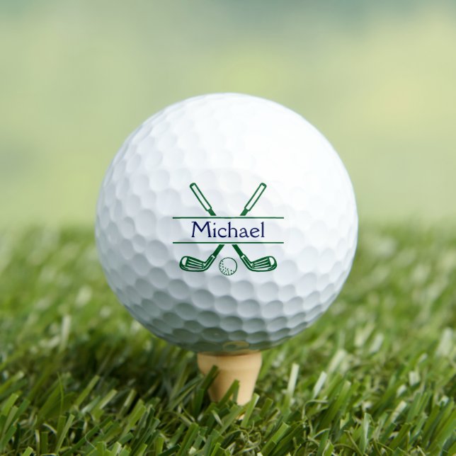 Golf Clubs Personalized Balls (Insitu Tee)