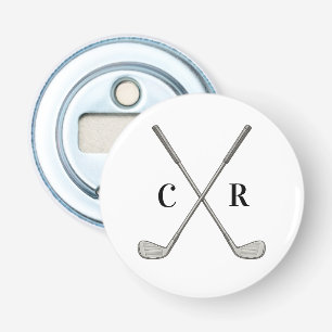 Golf Clubs Personalized Bottle Opener