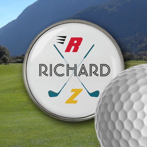 Golf clubs personalized golf ball marker