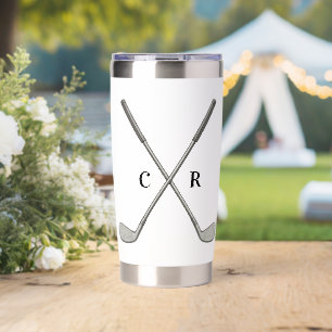 Golf Clubs Personalized Insulated Tumbler