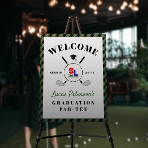 Golf Clubs School Logo Graduation Par-Tee Welcome Foam Board