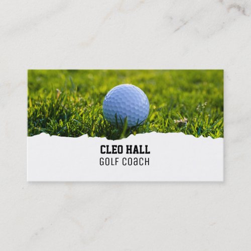 Golf Coach Business Card