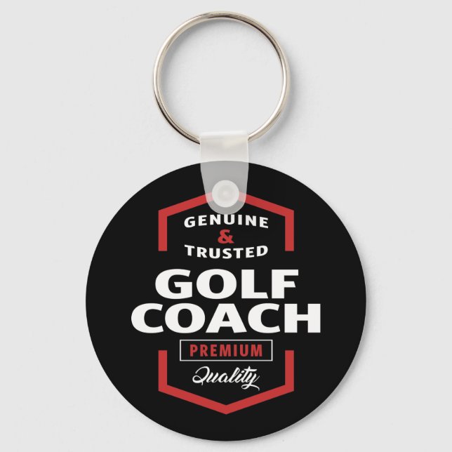 Golf Coach | Gift Ideas Keychain (Front)