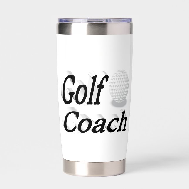 Golf Coach  Insulated Tumbler (Front)