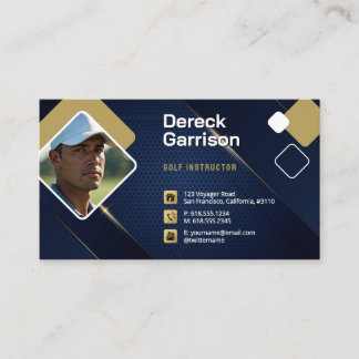 Golf Coach | Professional Golf Instructor Lesson Business Card