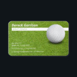 Golf Coach | Sport Business Card<br><div class="desc">Perfect business card for golf instructors or players. Personalize this business card now with your name and contact details. ··· » For design requests or questions,  custom requests are accepted: BestCards4U (© by Houk Studio) ··· » Email: houk.studio@gmail.com</div>