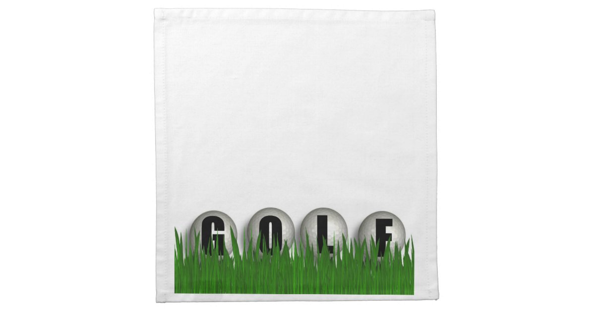 Golf Cocktail Napkins Zazzle