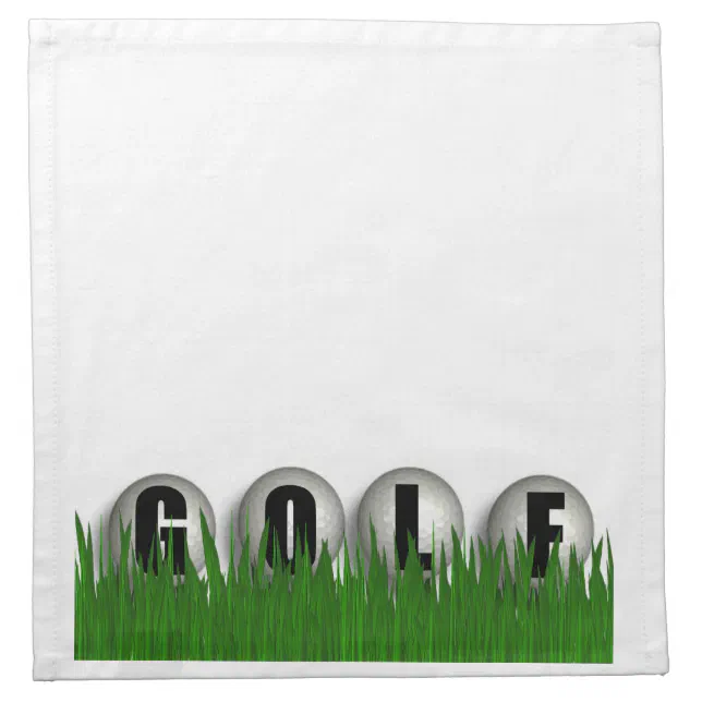 Golf Cocktail Napkins Zazzle