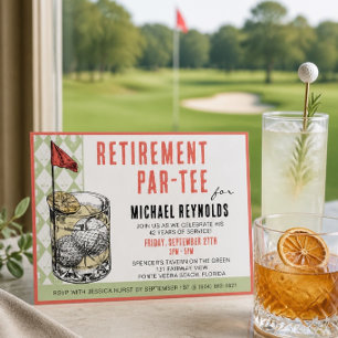 Golf Cocktail Party Invitation
