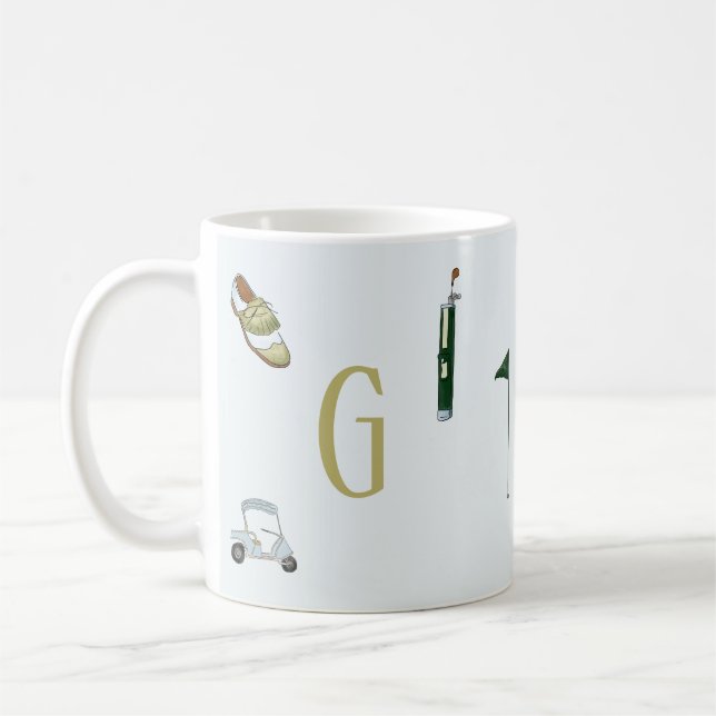 Golf  coffee mug (Left)