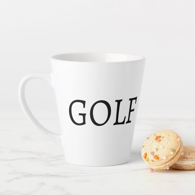 GOLF COFFEE TEA Latte Mug (In Situ)