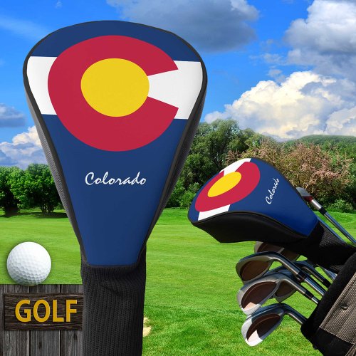Golf Colorado  Colorado Flag  Golf Clubs Covers