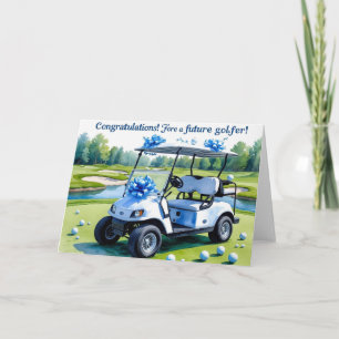 Golf Congratulations for Baby Boy Card
