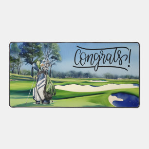 GOLF Congratulations on Par! Golf Graduation Desk Mat
