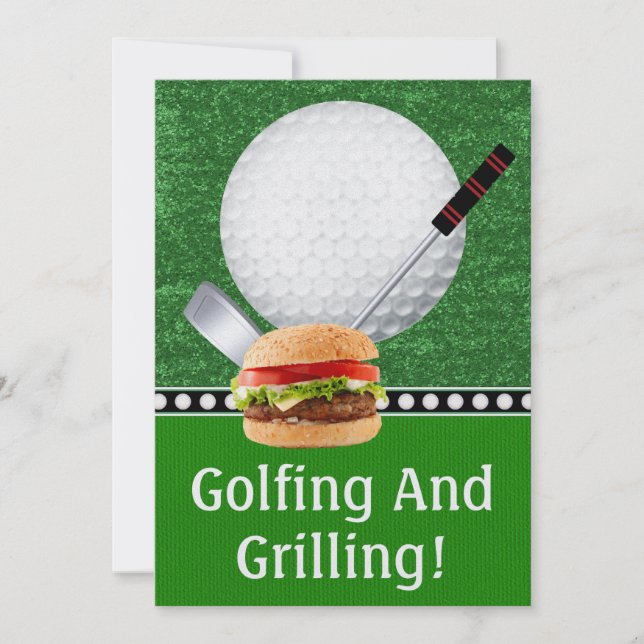 Golf Cookout Event - SRF Invitation (Front)