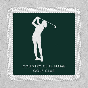 Golf Country Club Members Swag Green Custom Patch