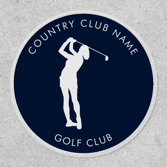 Golf Country Club Navy Blue Team Swag Patch (Front)