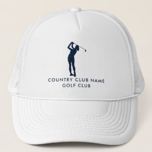 Golf Country Club Team Captain Swag Custom Trucker Hat