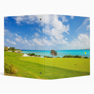 Golf course 3 ring binder