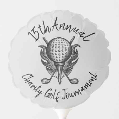 Golf Course Ball Tee Clubs Charity Golf Tournament Balloon