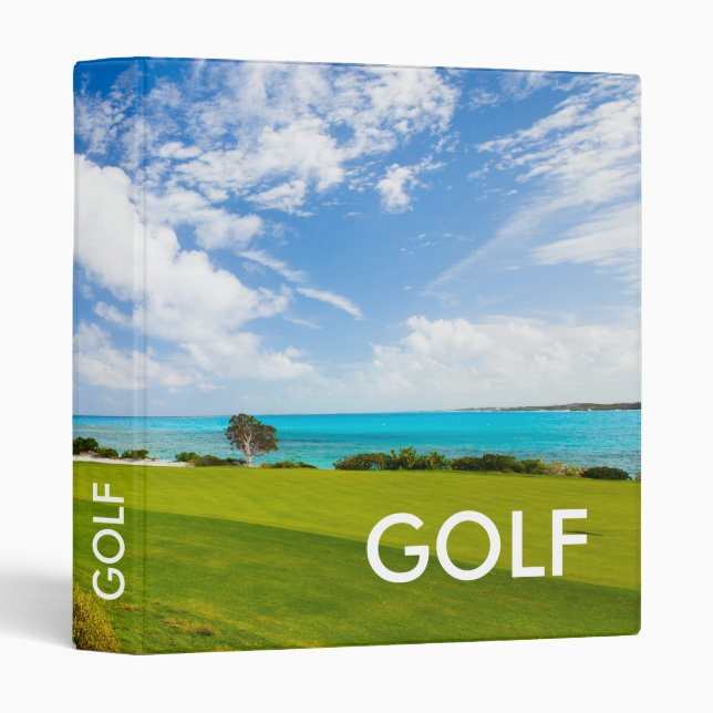 Golf course binder (Front/Spine)