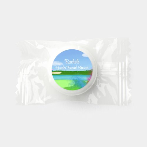 Golf Course Bunker Gender Reveal Baby Shower Life Saver Mints