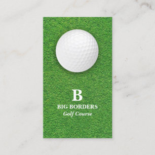 Golf Course Business Card Template