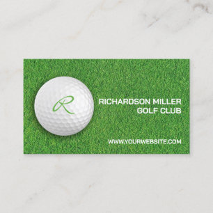 Golf Course Business Card Template