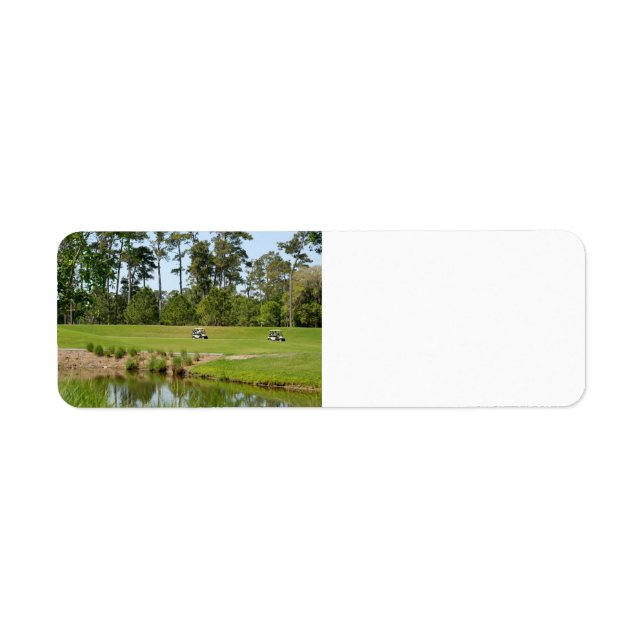 golf course florida label (Front)