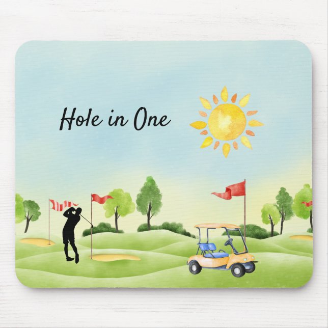 Golf Course Fun Mousepad (Front)