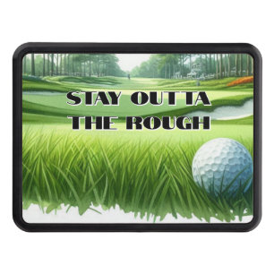 Golf Course - Golfers Trailer Hitch Cover