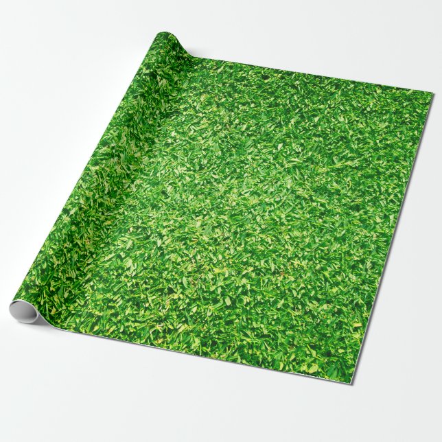 Golf Course Green grass background Wrapping Paper (Unrolled)