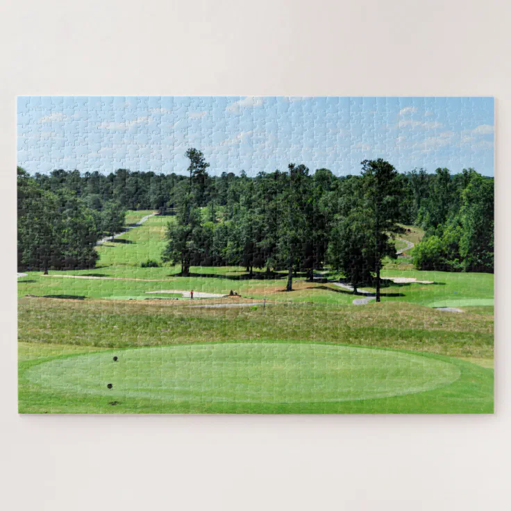 Golf Course Greens Jigsaw Puzzle Zazzle