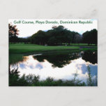 golf course in the Dominican Republic Postcard