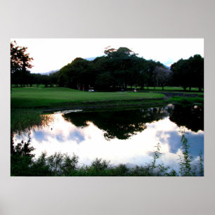 golf course in the Dominican Republic Poster