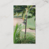 Golf Course in Tropics Business Cards (Back)