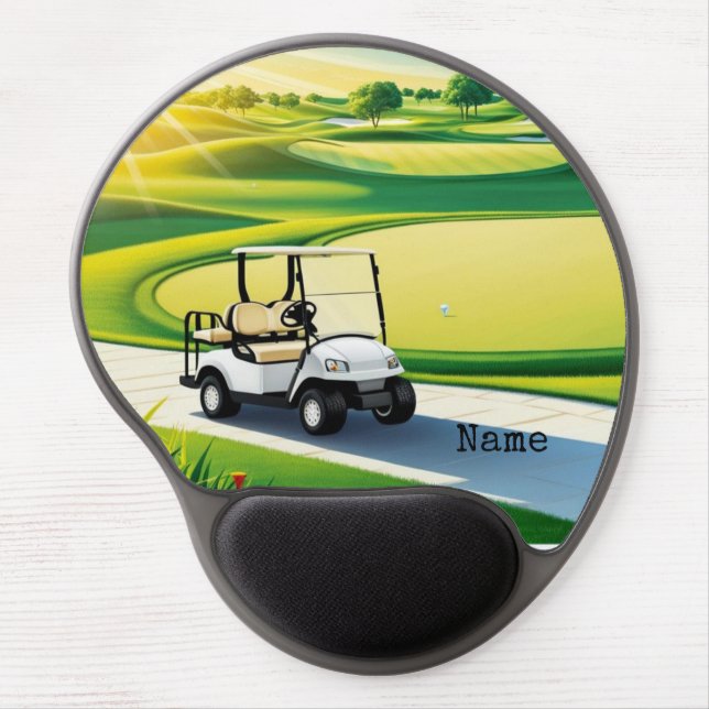 Golf Course Landscape Gel Mouse Pad  (Front)